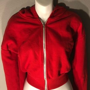 cropped hoodie